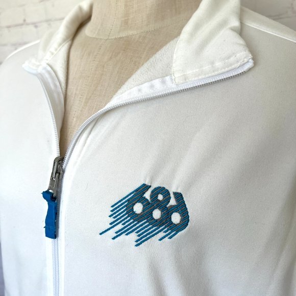 686 White Zip Up Sweatshirt - Lightweight Fleece -Jacket Size Medium- Men’s - Picture 4 of 10